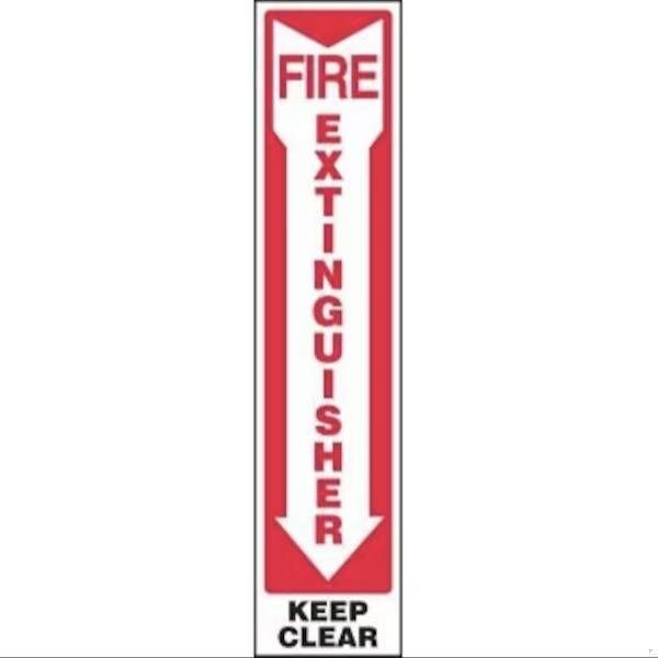 Accuform SAFETY SIGN FIRE EXTINGUISHER KEEP FRMFXG584XL FRMFXG584XL - main